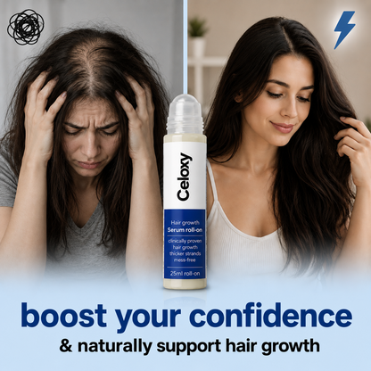 Celoxy - unisex hair growth roll on serum