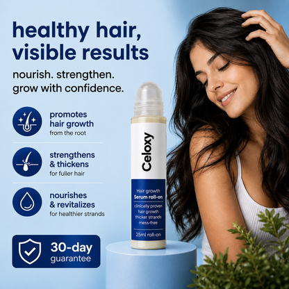 Celoxy - unisex hair growth roll on serum