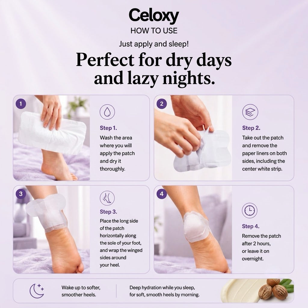 Celoxy Shea Butter Heel Patches