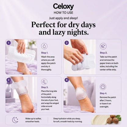 Celoxy Shea Butter Heel Patches