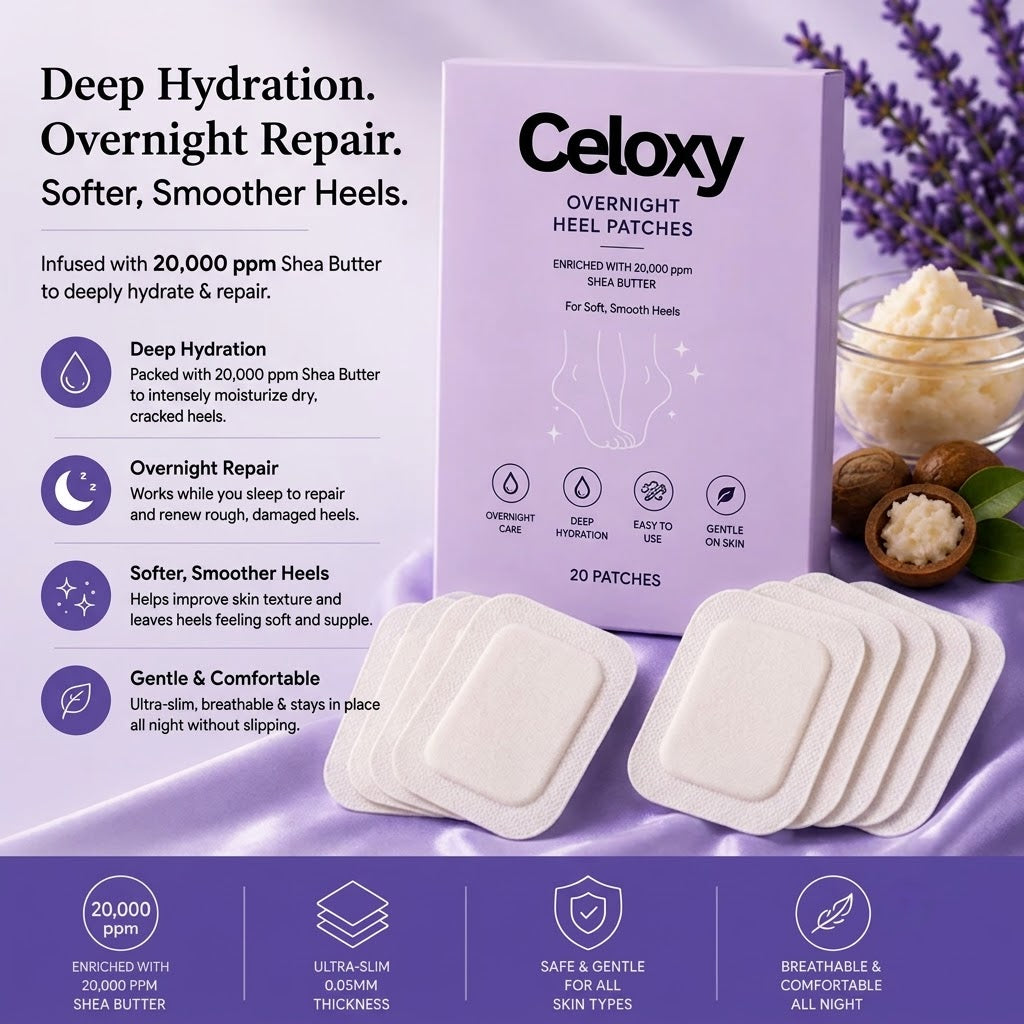 Celoxy Shea Butter Heel Patches