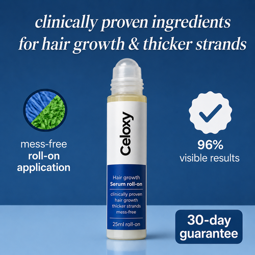 Celoxy - unisex hair growth roll on serum